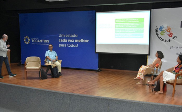 Segundo dia de evento abordou as temáticas do cuidado com o paciente e com o trabalhador do SUS - Foto: André Araújo/Governo do Tocantins