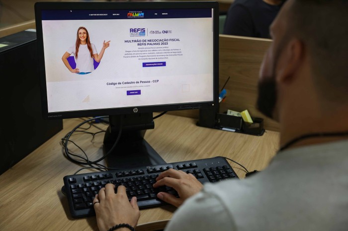 Cidadão poderá fazer Refis 2023 de forma on-line, para isso basta acessar site do mutirão - Fotógrafo:Francisco Barros / Secom Palmas