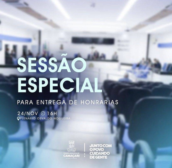Foto: Reprodução/Câmara de Camaçari - BA