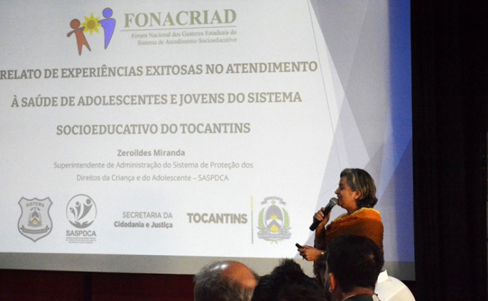 Superintendente Zeroildes Miranda apresentou nota técnica que visa minimizar comportamentos auto-lesivos por parte dos socioeducandos - Foto: Seciju/Governo do Tocantins