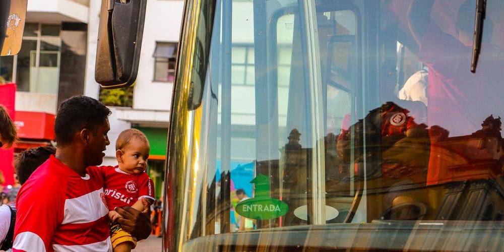 Seis ônibus linha Especial Futebol serão disponibilizados 2h antes da partida no Centro Histórico | Foto: Alex Rocha / PMPA / Divulgação / CP