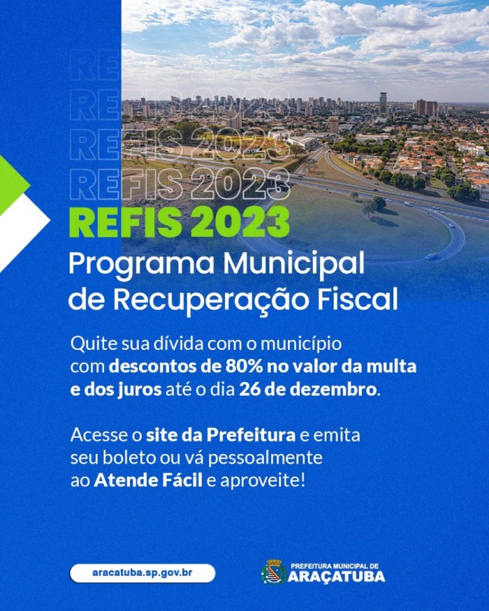 Foto: Reprodução/Prefeitura de Araçatuba - SP