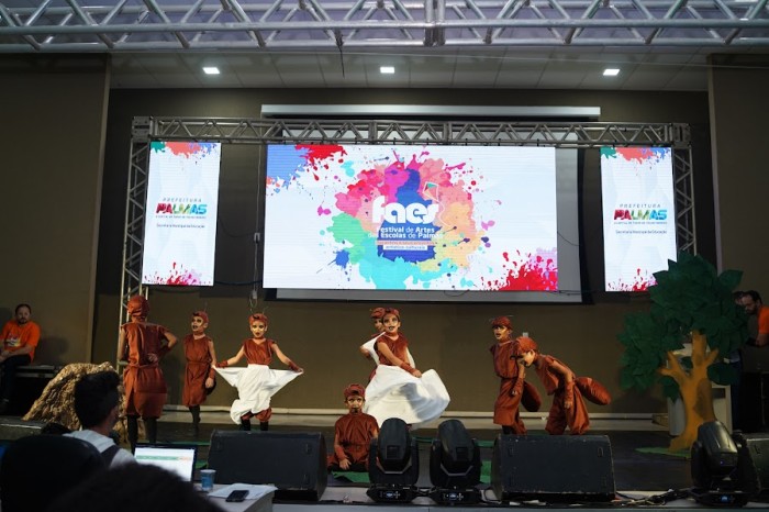 'Criando Asas' ficou com o primeiro lugar na categoria Musical encenado ETI - Infantil II - Fotógrafo:Divulgação
