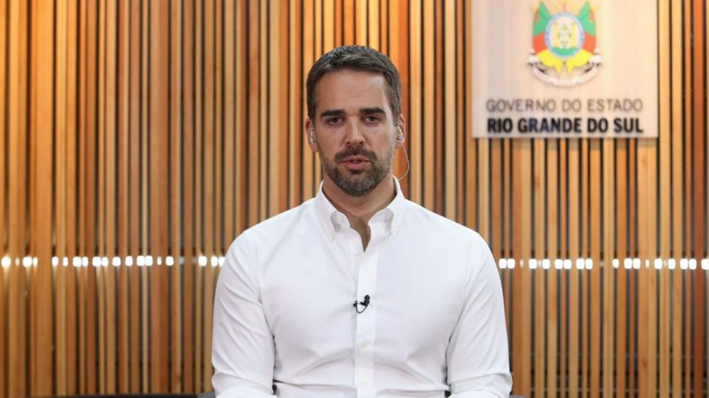 Governador Eduardo Leite apela por auxílio federal para reconstrução de cidades. (Foto: Divulgação)