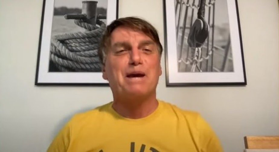O ex-presidente Jair Bolsonaro Foto: Reprodução/YouTube