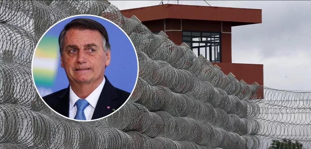 Jair Bolsonaro e presídio federal de segurança máxima (Foto: Reuters | Agência Brasil )
