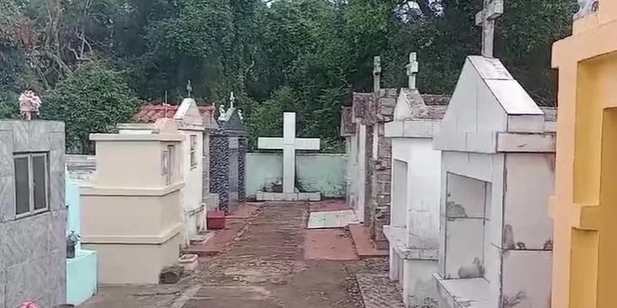 Mulher foi torturada e morta dentro de cemitério | Foto: Fernando Ramos/ Formigueiro REAL