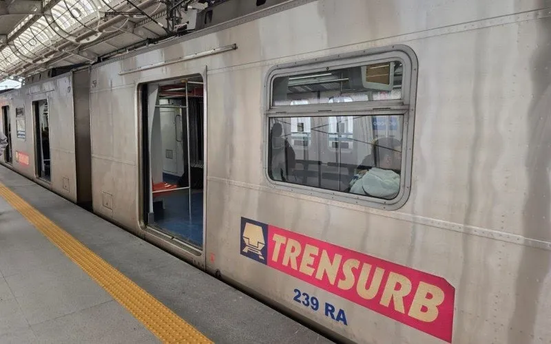 Trensurb segue circulando entre as estações Novo Hamburgo e Mathias Velho (Canoas) Foto: Milena Braga/ Especial