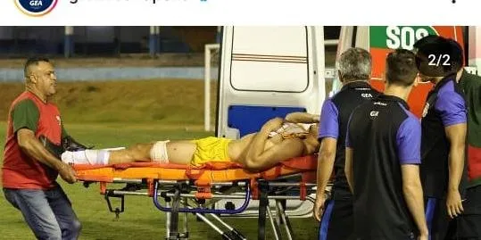 Policial atira em goleiro durante jogo da segunda divisão goiana | Foto: Reprodução / CP