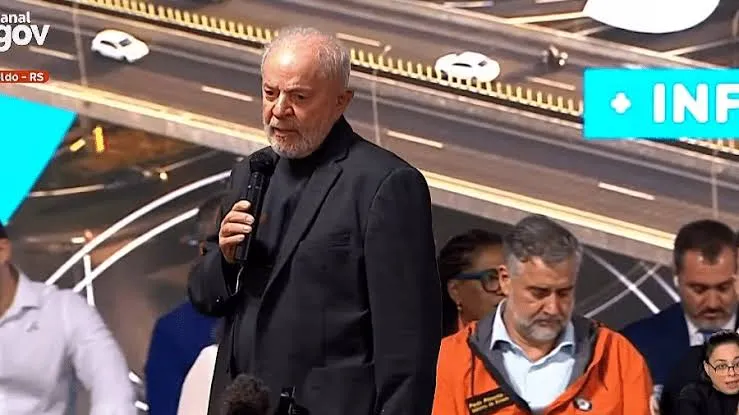 Lula participa de agenda em São Leopoldo (RS) Imagem: Reprodução/CanalGOV