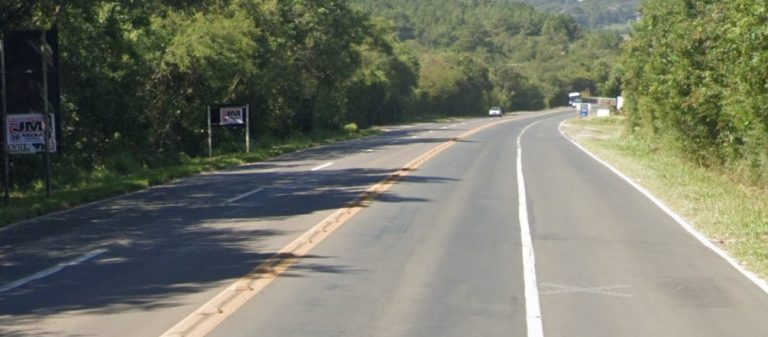 Trecho da RS-040, em Viamão (Foto: Reprodução/Google Street View)