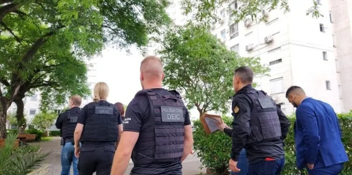 Operação foi realizada durante a manhã | Foto: Polícia Civil / Divulgação CP
