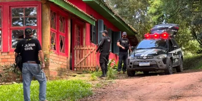 Imagem da Operação Namaste, deflagrada por agentes da 1º DP de Viamão | Foto: Polícia Civil
