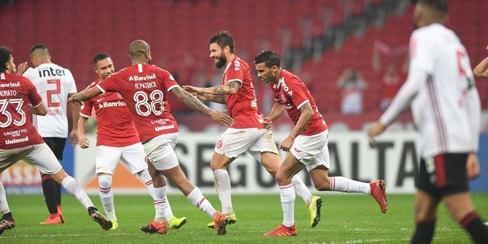 Rafael Sobis marcou de pênalti o gol da vitória sobre o São Paulo | Foto: Ricardo Duarte / Inter / Divulgação / CP