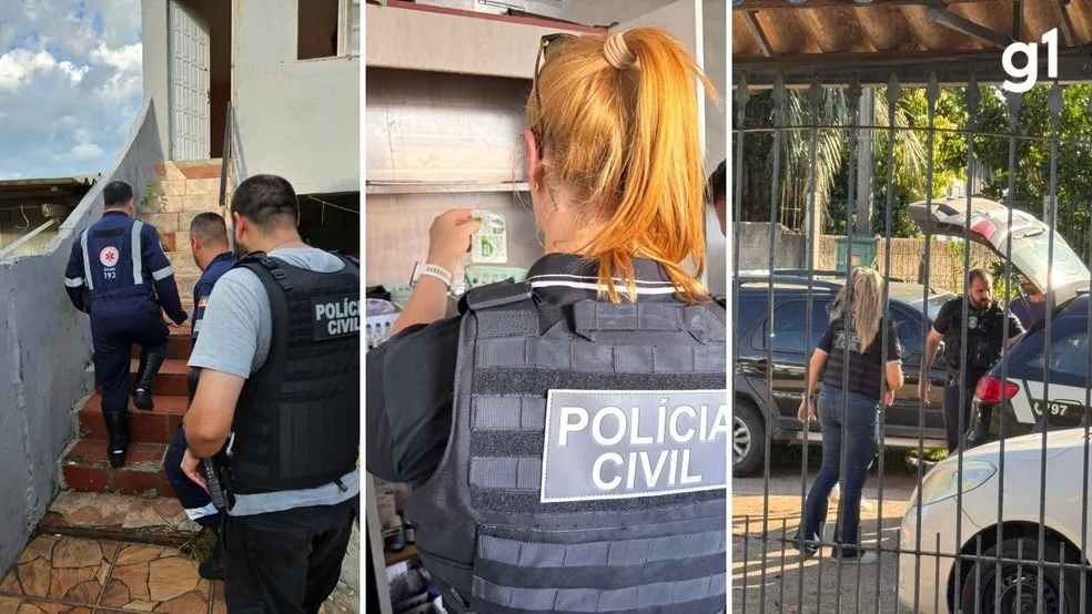 Dona e funcionários de clínica geriátrica são presos por tortura de pacientes em Viamão — Foto: Polícia Civil/Divulgação