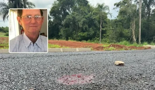 Mauro Evandro Sturmer foi morto com um tiro na Rua Selvino Seltenreich, no Bairro São Bento, em Lajeado (Arte: Rádio Independente)