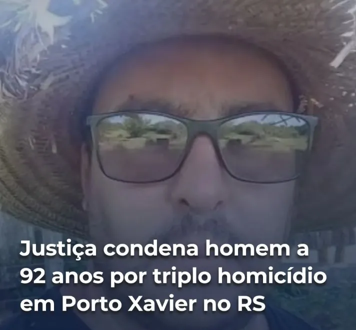 Ezequiel da Rosa foi acusado de três homicídios - Foto: Redes sociais