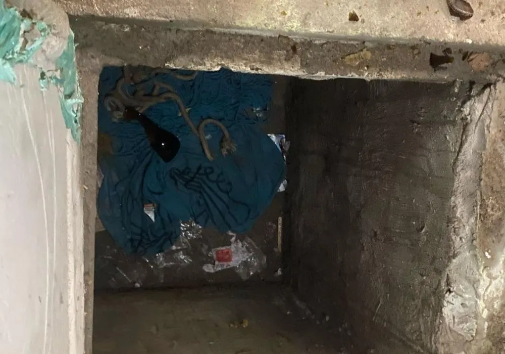 Local onde a menina foi mantida em cárcere |Foto: Divulgação