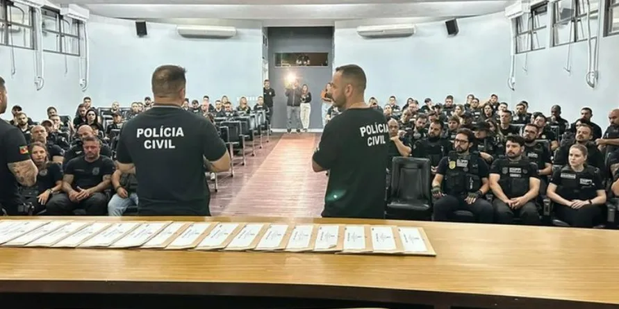 Polícia Civil cumpriu 28 mandados na manhã desta quarta-feira em Porto Alegre, Charqueadas e Rio Grande | Foto: PC / CP
