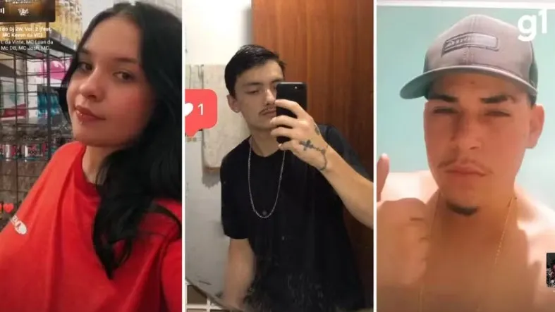Jovens que estão desaparecidos desde domingo no RS — Foto: Divulgação/Polícia Civil