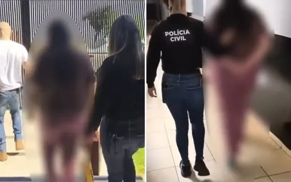 Jovem foi presa em Jataí, em Goiás — Foto: Divulgação/Polícia Civil