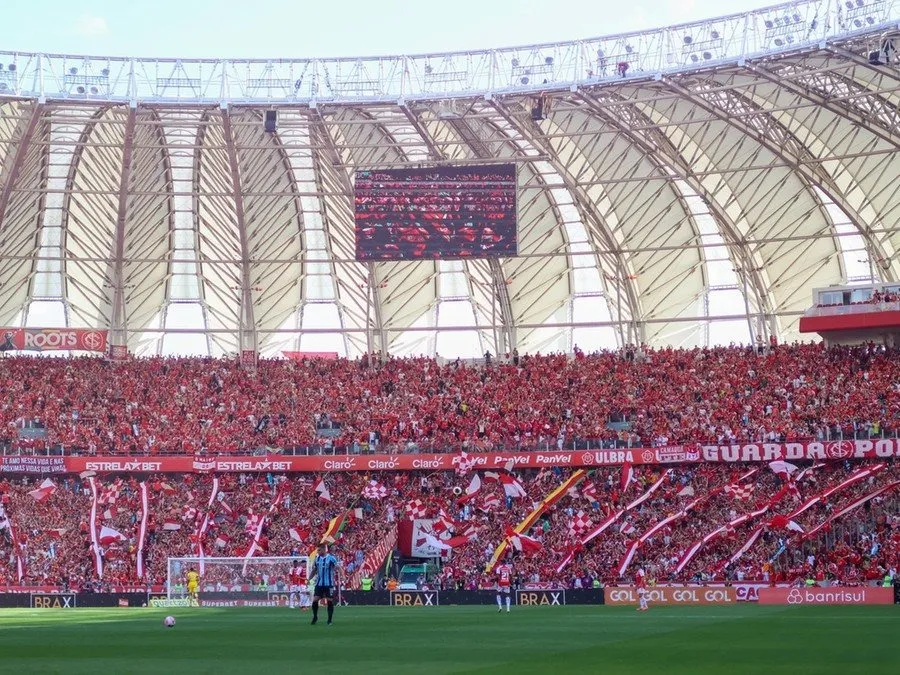 Beira-Rio teve um média de pouco mais de 22 mil pessoas durante o Campeonato Brasileiro Foto : RICARDO DUARTE / INTER / CP
