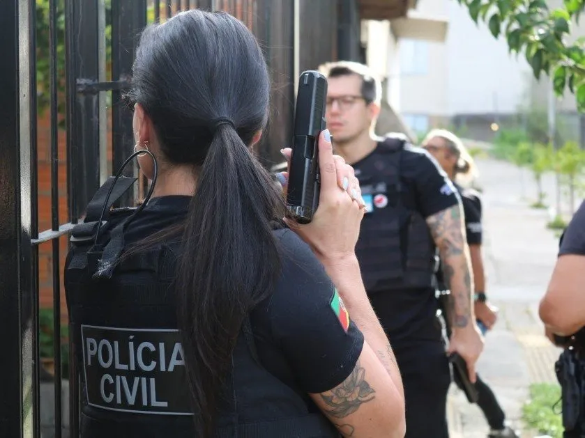 Operações “Ano-novo, Vida Nova” e “Mulher Segura” mobilizaram mais de 400 agentes da Polícia Civil Foto : DCS / PCRS / CP