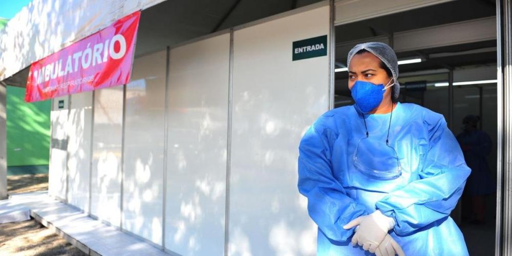 População ainda tem temor em relação ao acesso no local as tendas de triagem, mas, com o aumento dos casos, os atendimentos aumentaram | Foto: Fabiano do Amaral