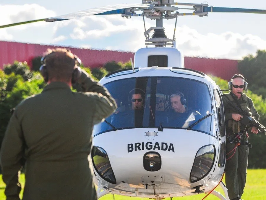 Comando de Aviação da Brigada Militar em Capão da Canoa Foto : Pedro Piegas
