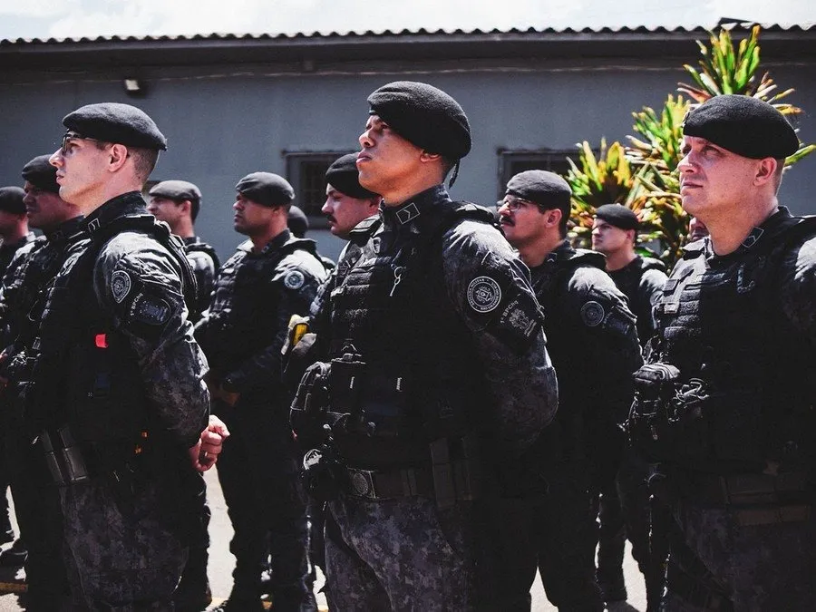 Efetivo do 1º BPChq é recordista em apreensão de armas Foto : BM / CP