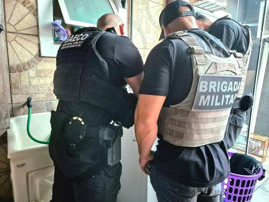 MPRS e Brigada Militar em diligências da Operação Shadowgun, em Cachoeirinha Foto : MPRS / CP