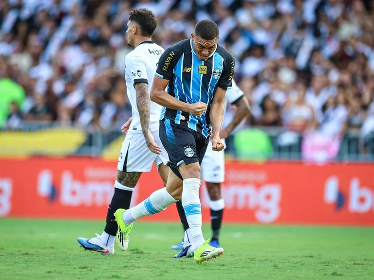 Carlos Vinícius marcou o gol tricolor na derrota para o Vasco Foto : Lucas Uebel / Grêmio FBPA / CP