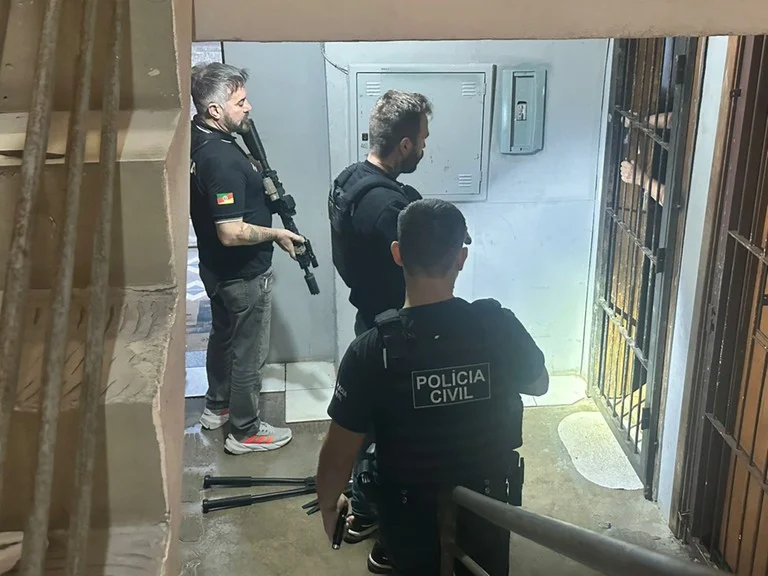 Duas pessoas foram presas preventivamente na Operação Revoada da Polícia Civil Foto : Polícia Civil / CP