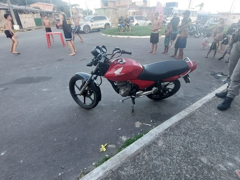PM de folga deteve motoqueiro após atropelamento de criança em Porto Alegre Foto : Polícia Civil / CP