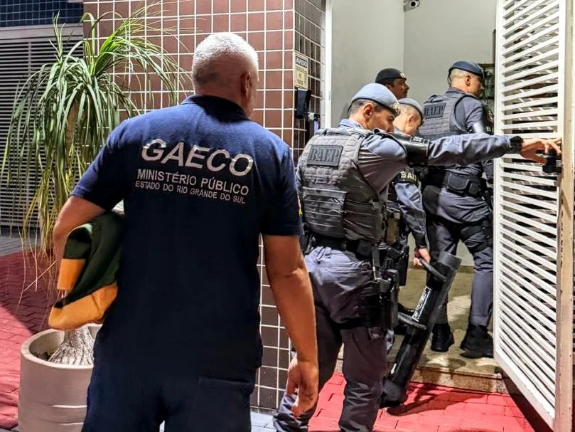 Operação contou com apoio do GAECO do MPSP Foto : Divulgação / MPRS / CP