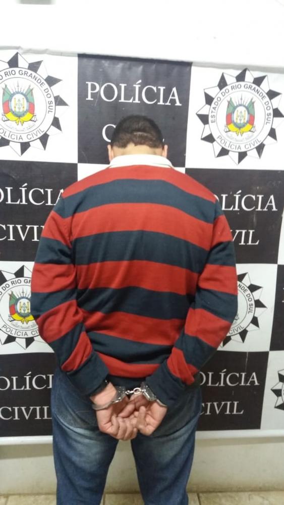 Jovem de 18 anos confessa ter estuprado criança com paralisia cerebral em Santa Maria — Foto: Polícia Civil/Divulgação