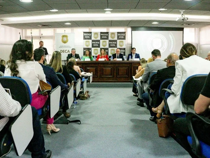O evento foi realizado no auditório da Associação dos Delegados Polícia do Rio Grande do Sul (Adesp), em Porto Alegre Foto : Rogério Fernandes / SSP-RS / CP
