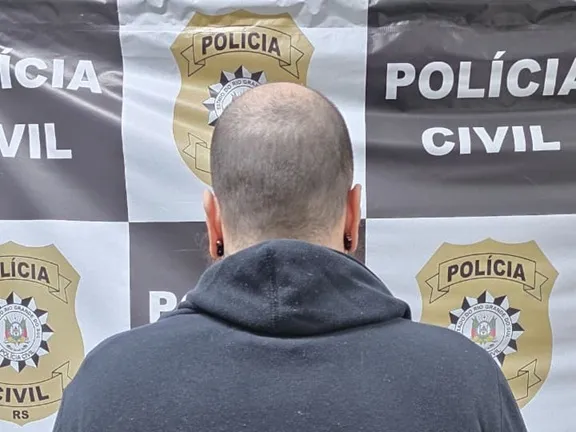 Suspeito foi preso pela Polícia Civil Foto : Polícia Civil / CP