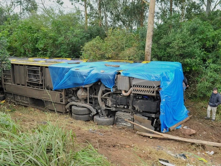 Uma pessoa morreu e outras 11 ficaram feridas Foto : Alina Souza