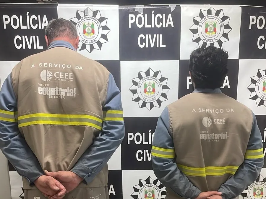 Dois homens foram presos em flagrante; eles já eram monitorados pela Polícia Civil Foto : Polícia Civil / CP