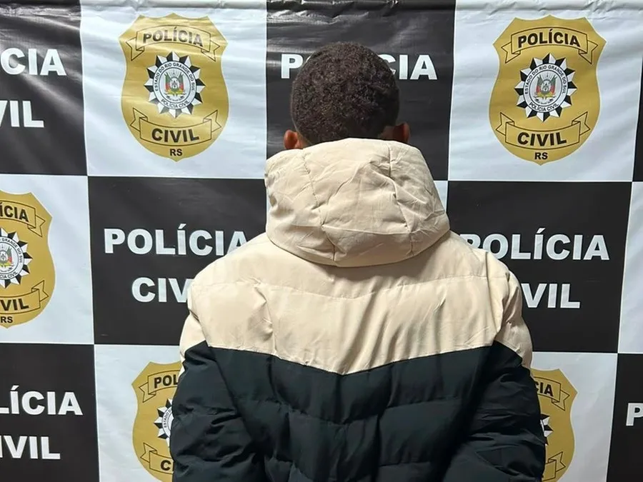 Homem foi preso em Canoas pela Polícia Civil Foto : Polícia Civil / CP