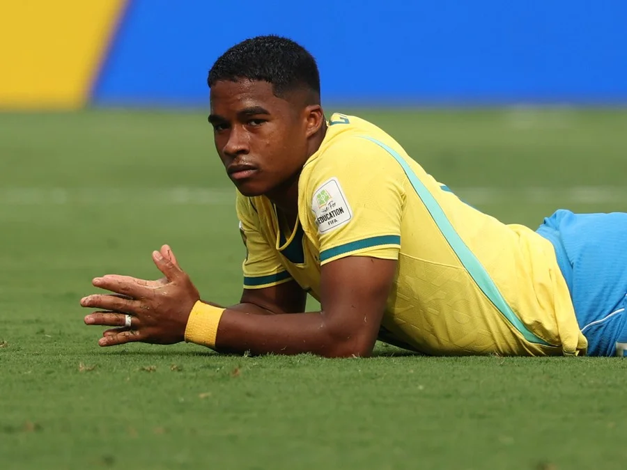 Seleção de 2030 deve contar com Endrick e outros jovens talentos do futebol brasileiro Foto : Odd ANDERSEN / AFP