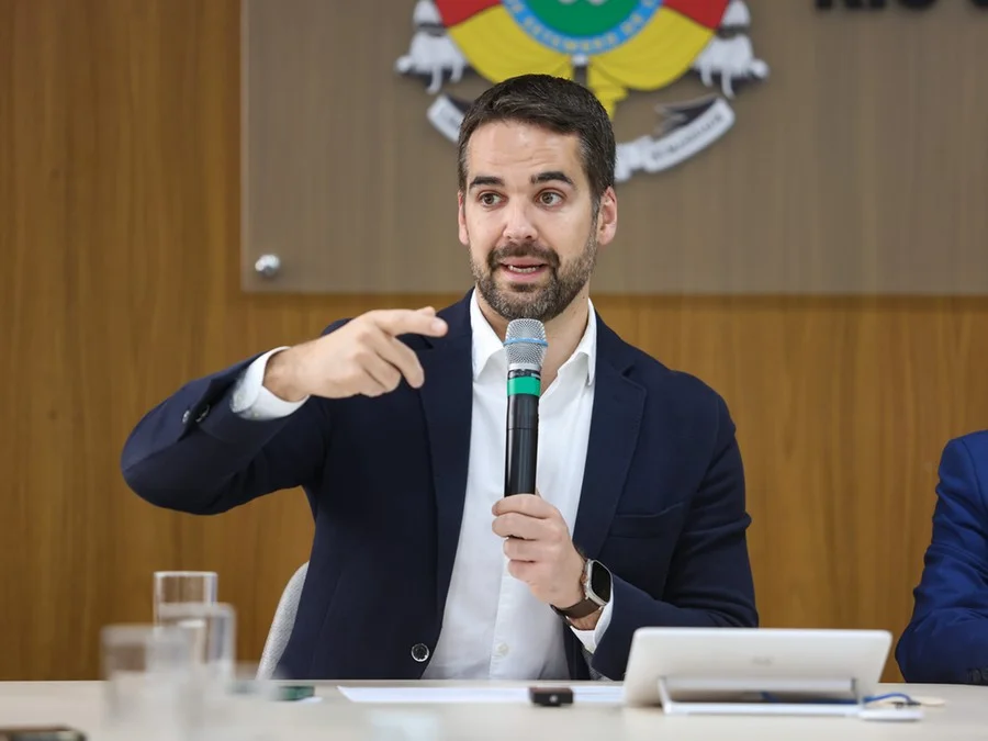 Governador destacou a importância da ação para alertar a população Foto : Mauricio Tonetto / Palácio Piratini