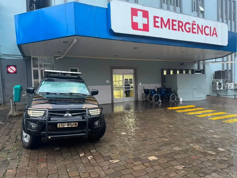 Delegado foi encaminhado para atendimento médico após ser baleado em operação, mas não resistiu aos ferimentos Foto : Mateus Pirolli / Rádio Uirapuru / CP