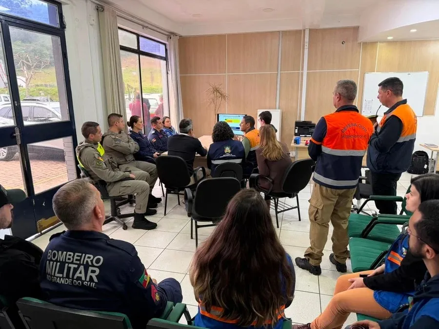 Gabinete foi instalado nessa segunda-feira, na sede da Secretaria de Obras de São Sebastião do Caí Foto : Hemelly Marques / Prefeitura São Sebastião do Caí / CP