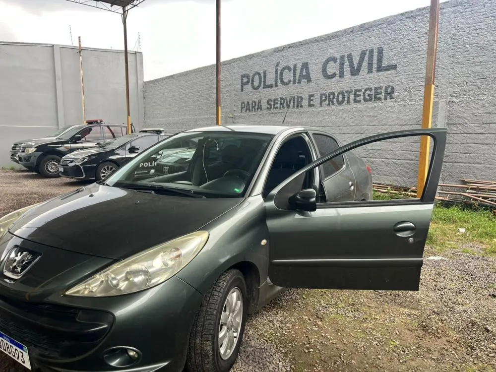 Polícia Civil apreende carro de suspeito de tentativa de sequestro em Canoas – Foto: PCRS