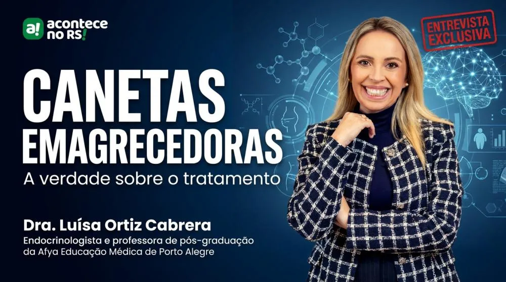 Dra. Luísa Ortiz Cabrera, endocrinologista e professora de pós-graduação da Afya Educação Médica de Porto Alegre.