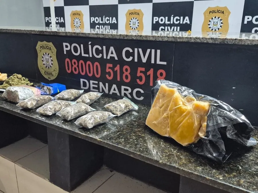 Ação integra a estratégia de apreensão de entorpecentes de alto valor Foto : Polícia Civil / CP