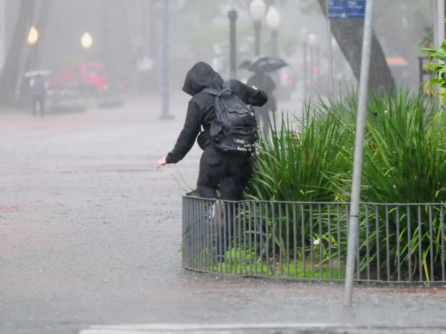 Os maiores impactos no Brasil estão previstos para ocorrer entre os dias 6 e 8 de agosto, principalmente na Região Sul Foto : Alina Souza/ CP Memória
