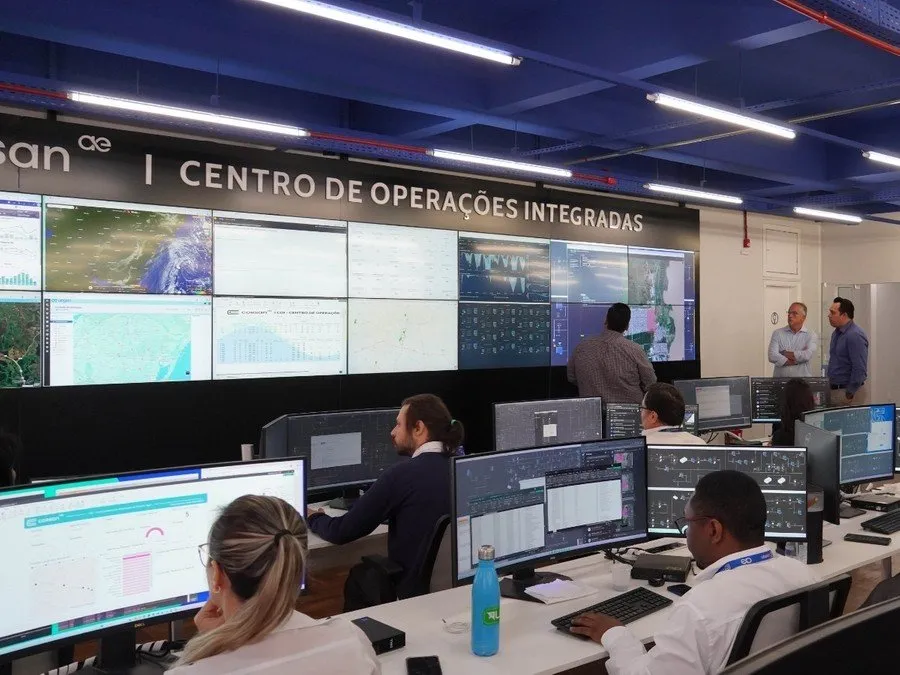 Corsan Aegea mobilizou centro de operações e posicionou equipes em regiões com maior risco Foto : Corsan Aegea / Divulgação / CP